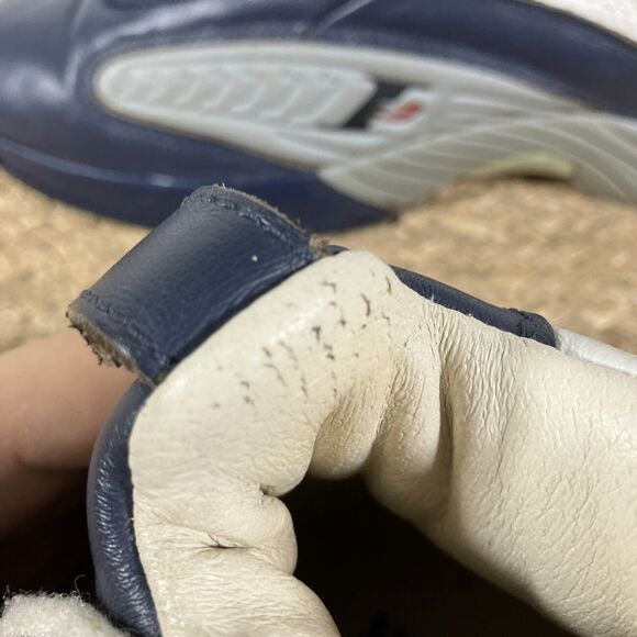 REEBOK Allen Iverson IV Answer Navy White Leather Basketball Shoes Men’s Sz 1 - Picture 13 of 14